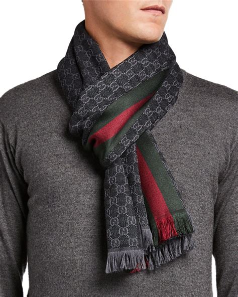 gucci scarfs for men|luxury scarf for men.